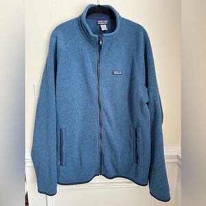 Patagonia Men’s Better Sweater Fleece Zip Up Jacket Blue -XL